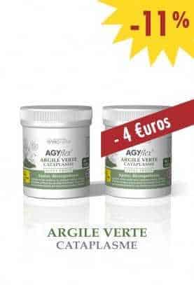 Lot de 2 AGYflex® ARGILE VERTE - Cataplasme pour Muscles et Articulations
