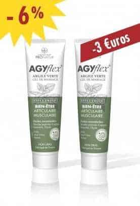 Lot de 2 AGYflex® ARGILE VERTE - 45€ TTC