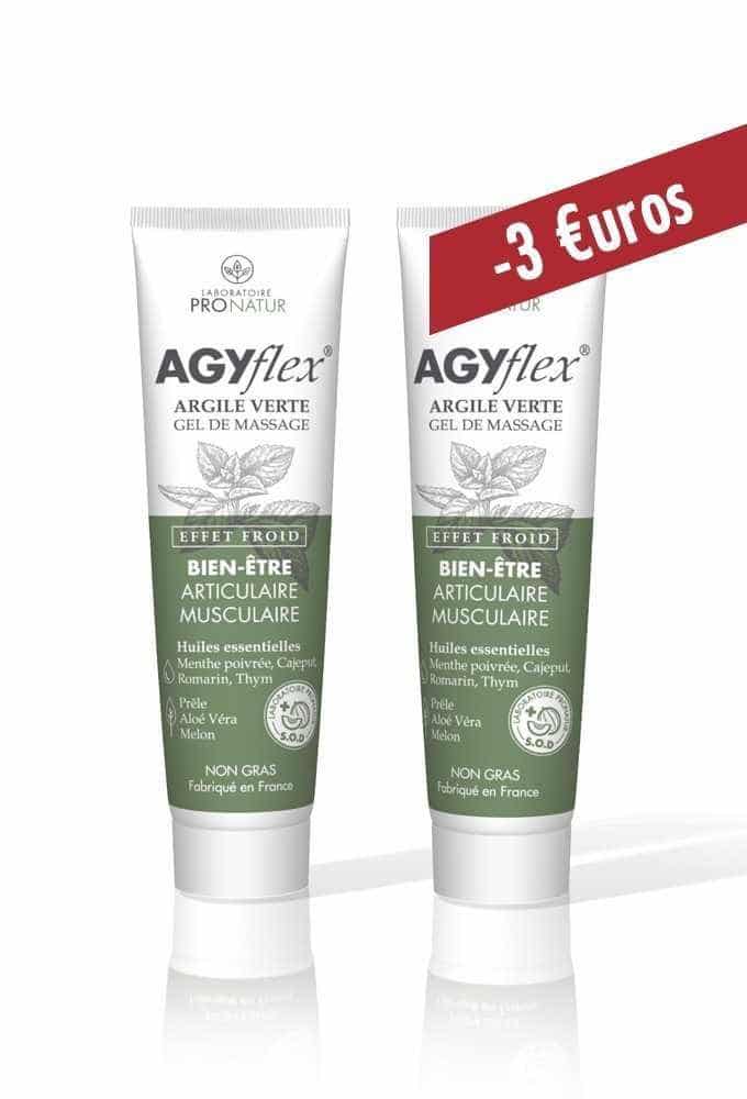 Lot de 2 AGYflex® ARGILE VERTE - 45€ TTC