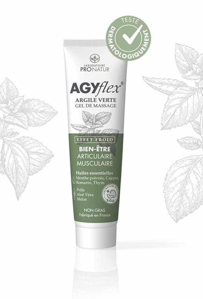 AGYflex® ARGILE VERTE Gel de massage - 8HT