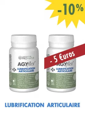 Lot de 2 - Lubrifier et Assouplir les Articulations - AGYflex® LUBRIFICATION ARTICULAIRE