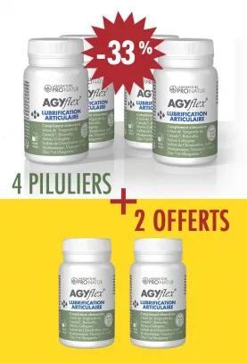 4+2 OFFERTS - Lubrifier et Assouplir les Articulations - AGYflex® LUBRIFICATION ARTICULAIRE