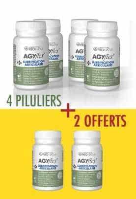 4 + 2 OFFERTS AGYflex® LUBRIFICATION ARTICULAIRE