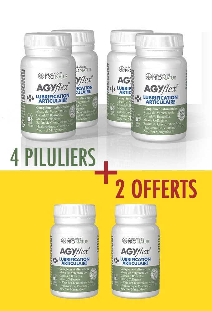 4 + 2 OFFERTS AGYflex® LUBRIFICATION ARTICULAIRE