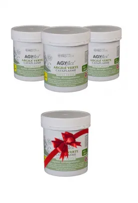 3+1 ANGEBOT - Cryo Tonerde Breiumschlag zur Linderung von Muskeln und Gelenken - AGYflex® GRÜNER ARGILLE