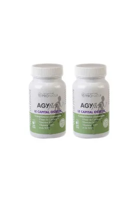 Partij van 2 - Voedingssupplement voor botversterking - AGYflex® LE CAPITAL OSSEUX