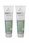 Set di 2 - Gel da massaggio per il benessere delle articolazioni e dei muscoli - AGYflex® Gel verde ARGILE con 7 piante tra cui 