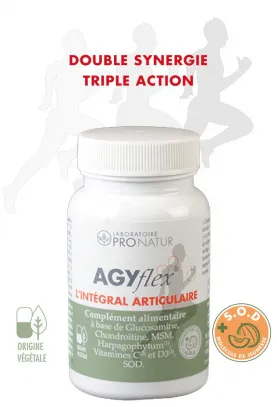 Integratore alimentare per alleviare, lubrificare e rigenerare le articolazioni - AGYflex® INTEGRALITÀ DELLE ARTICOLAZIONI