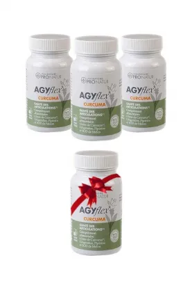 3+1 GRATIS - Integratore alimentare per il sollievo delle articolazioni - AGYflex® CURCUMA
