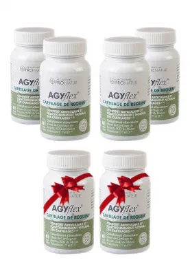 4+2 OFERTAS - Complemento alimenticio para la salud de los cartílagos articulares - AGYflex® CARTÍLAGO DE TIBURÓN
