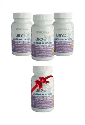 3+1 OFFERT - Prostate, Flux Urinaire et Érection - URYflex® L'INTÉGRAL HOMME