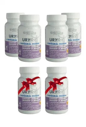 4+2 GRATIS - Voedingssupplement voor de prostaat en erectie - URYflex® L'INTEGRAL HOMME