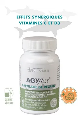 Nutrition du Cartilage des Articulations - AGYflex® CARTILAGE DE REQUIN
