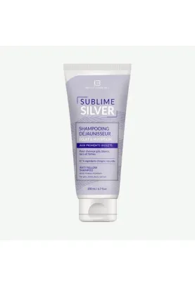 CHAMPÚ BRONCEADOR SUBLIME SILVER con pigmentos violetas para cabellos grises y blancos - Claude Bell