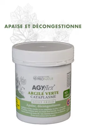 Cryo klei kompres voor verlichting van spieren en gewrichten - AGYflex® GROENE KLEI