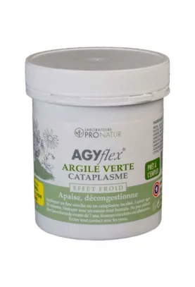 Cryo klei kompres voor verlichting van spieren en gewrichten - AGYflex® GROENE KLEI