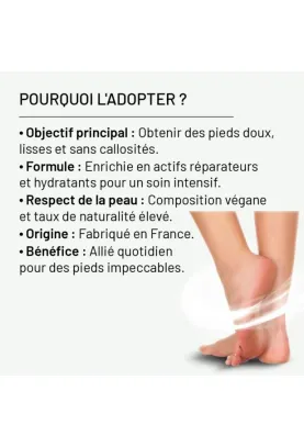 SOIN REPARATEUR ANTI CALLOSITE pour la douceur et l'hydratation des pieds - Claude Bell