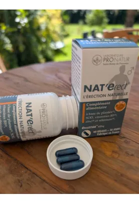 Nahrungsergänzungsmittel mit Vasodilatator-Effekt für die Erektion - NAT'Erect®