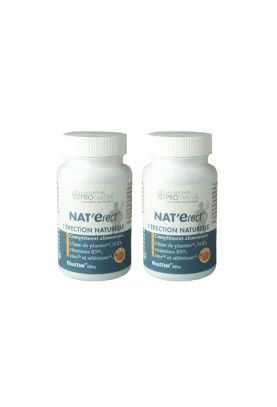 Set of 2 - Vasodilator effect food supplement for erection - NAT'Erect®