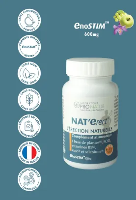 3+1 Offerte - Nahrungsergänzungsmittel mit Vasodilatator-Effekt für die Erektion - NAT'Erect®