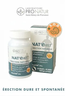 Flux Sanguin et Libido - Nat'Erect® L'ÉRECTION NATURELLE