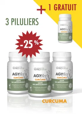 3+1 GRATIS - Voedingssupplement voor verlichting van gewrichten - AGYflex® CURCUMA