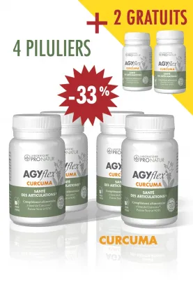 4+2 GRATIS - Suplemento dietético para el alivio articular - AGYflex® CURCUMA