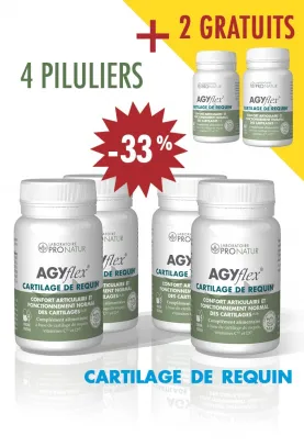 4+2 GESCHENKT - Nahrungsergänzung für die Gesundheit der Knorpel und Gelenke - AGYflex® HAIFENKNORPEL