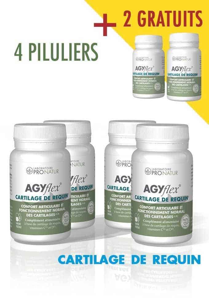 4 + 2 GRATUITS AGYflex® CARTILAGE DE REQUIN